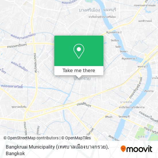 Bangkruai Municipality (เทศบาลเมืองบางกรวย) map