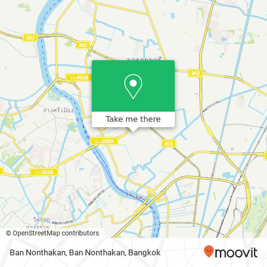 Ban Nonthakan, Ban Nonthakan map