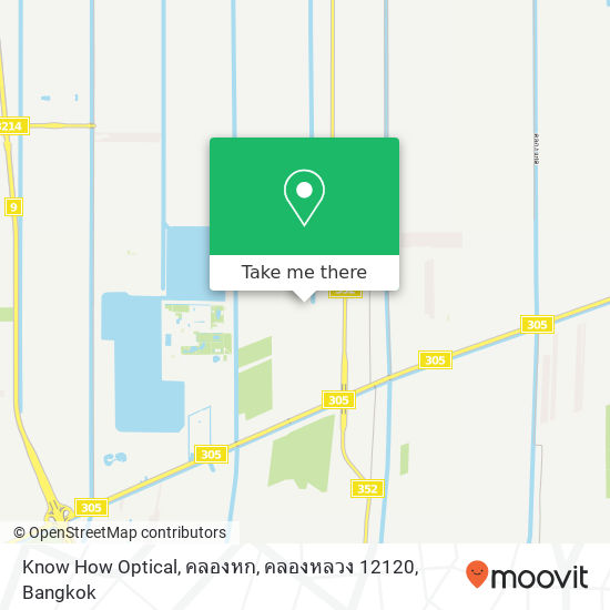 Know How Optical, คลองหก, คลองหลวง 12120 map