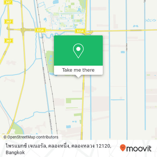 ไพรแมกซ์ เจเนอรัล, คลองหนึ่ง, คลองหลวง 12120 map