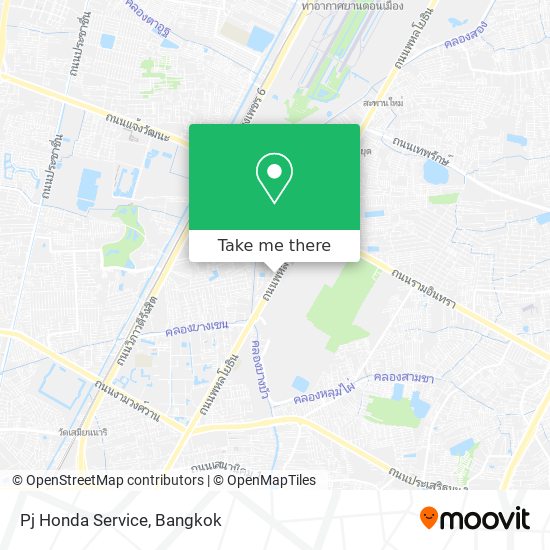 Pj Honda Service map