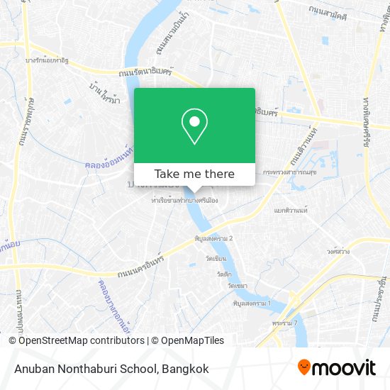 Anuban Nonthaburi School map