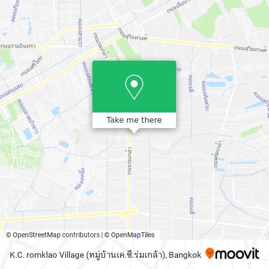 K.C. romklao Village (หมู่บ้านเค.ซี.ร่มเกล้า) map