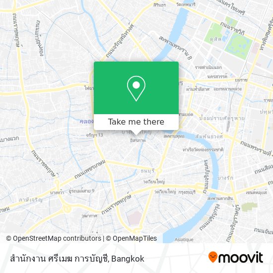 สำนักงาน ศรีเมฆ การบัญชี map