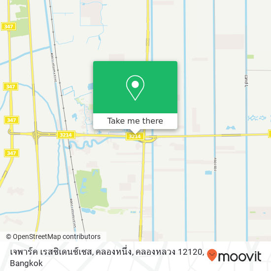 เจพาร์ค เรสซิเดนซ์เซส, คลองหนึ่ง, คลองหลวง 12120 map