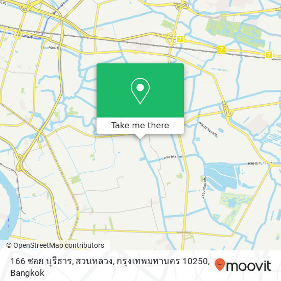 166 ซอย บุรีธาร, สวนหลวง, กรุงเทพมหานคร 10250 map