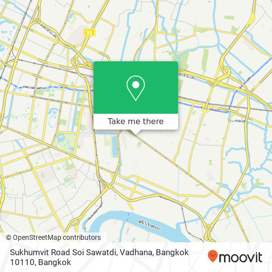 Sukhumvit Road Soi Sawatdi, Vadhana, Bangkok 10110 map