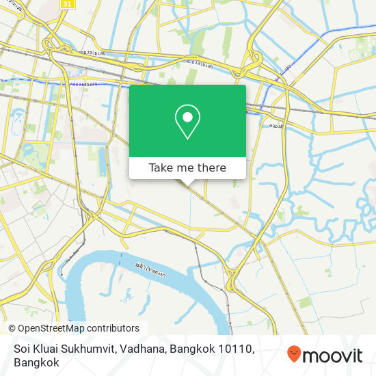 Soi Kluai Sukhumvit, Vadhana, Bangkok 10110 map