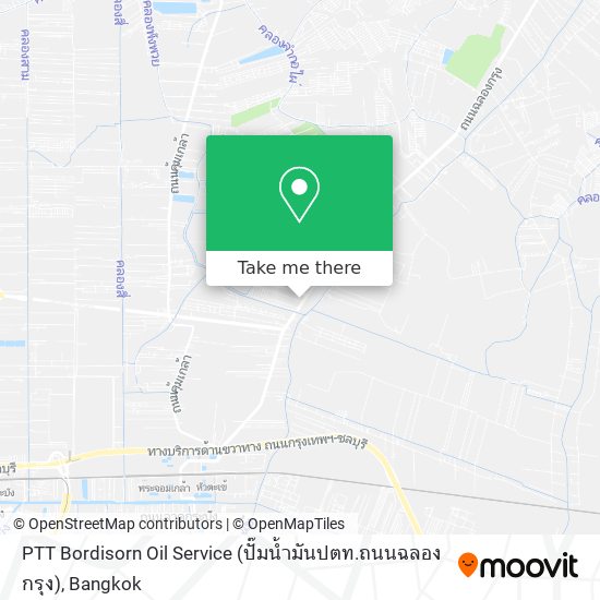 PTT Bordisorn Oil Service (ปั๊มน้ำมันปตท.ถนนฉลองกรุง) map