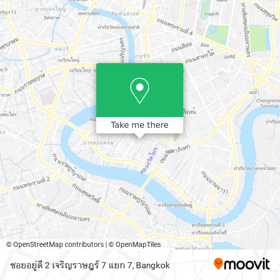 ซอยอยู่ดี 2 เจริญราษฎร์ 7 แยก 7 map