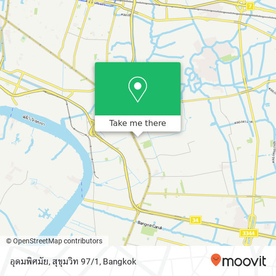 อุดมพิศมัย, สุขุมวิท 97/1 map