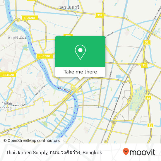 Thai Jaroen Supply, ถนน วงศ์สว่าง map