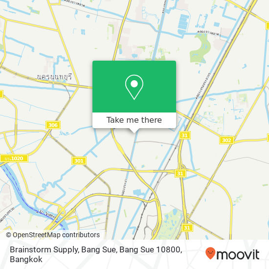 Brainstorm Supply, Bang Sue, Bang Sue 10800 map