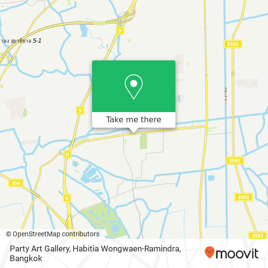 Party Art Gallery, Habitia Wongwaen-Ramindra map