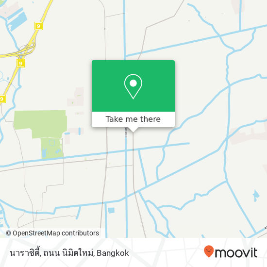 นาราซิตี้, ถนน นิมิตใหม่ map