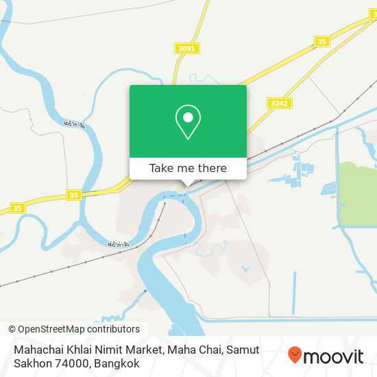 Mahachai Khlai Nimit Market, Maha Chai, Samut Sakhon 74000 map
