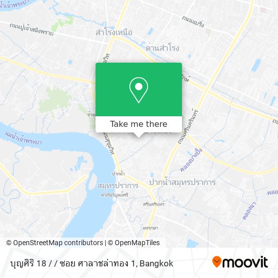 บุญศิริ 18 / / ซอย ศาลาชล่าทอง 1 map