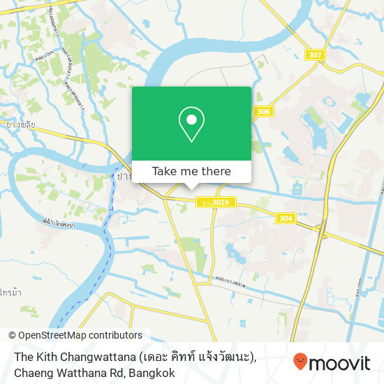 The Kith Changwattana (เดอะ คิทท์ แจ้งวัฒนะ), Chaeng Watthana Rd map