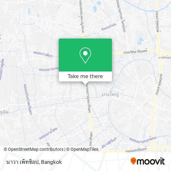 นาวา เพ็ทช็อป map