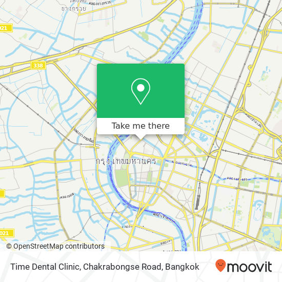 Time Dental Clinic, Chakrabongse Road map