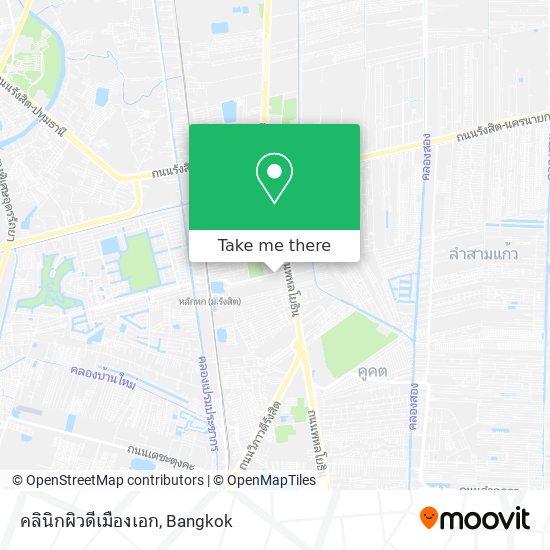 คลินิกผิวดีเมืองเอก map