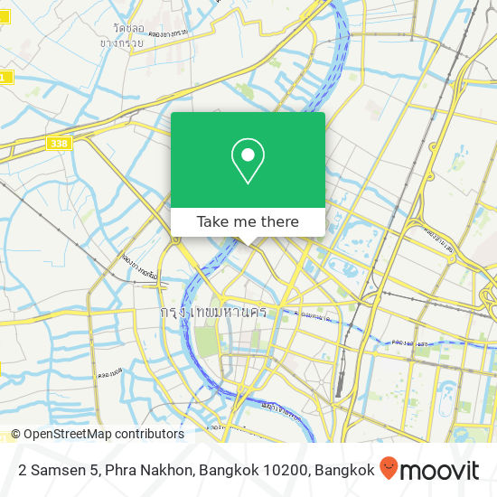 2 Samsen 5, Phra Nakhon, Bangkok 10200 map