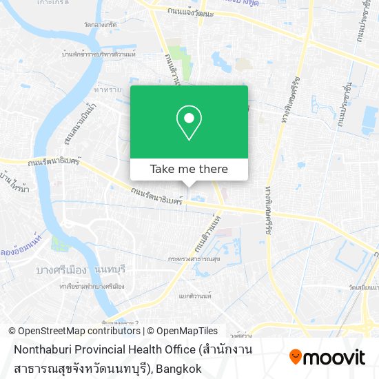 Nonthaburi Provincial Health Office (สำนักงานสาธารณสุขจังหวัดนนทบุรี) map