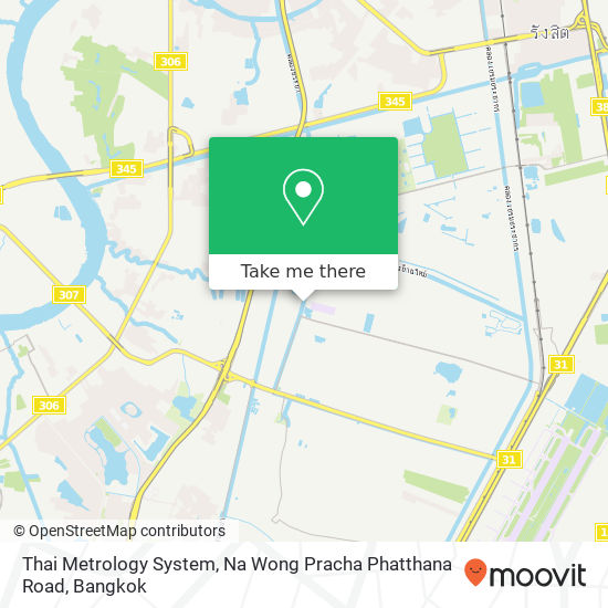 Thai Metrology System, Na Wong Pracha Phatthana Road map