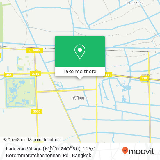 Ladawan Village (หมู่บ้านลดาวัลย์), 115 / 1 Borommaratchachonnani Rd. map