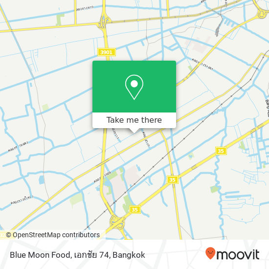 Blue Moon Food, เอกชัย 74 map