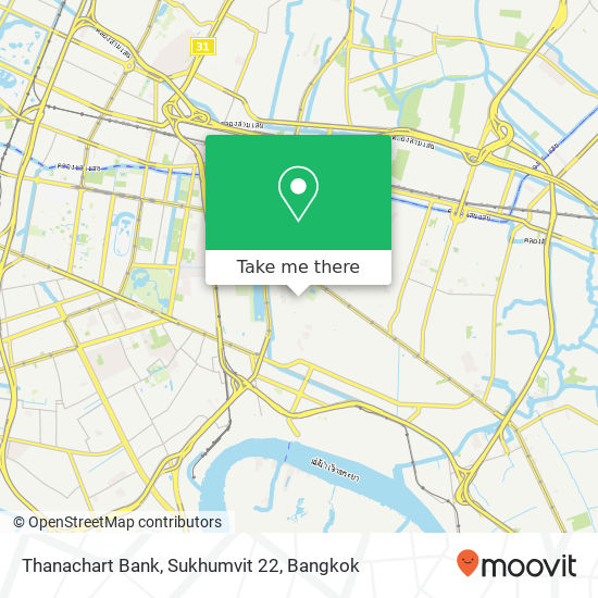 Thanachart Bank, Sukhumvit 22 map