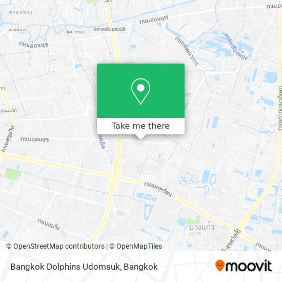 Bangkok Dolphins Udomsuk map