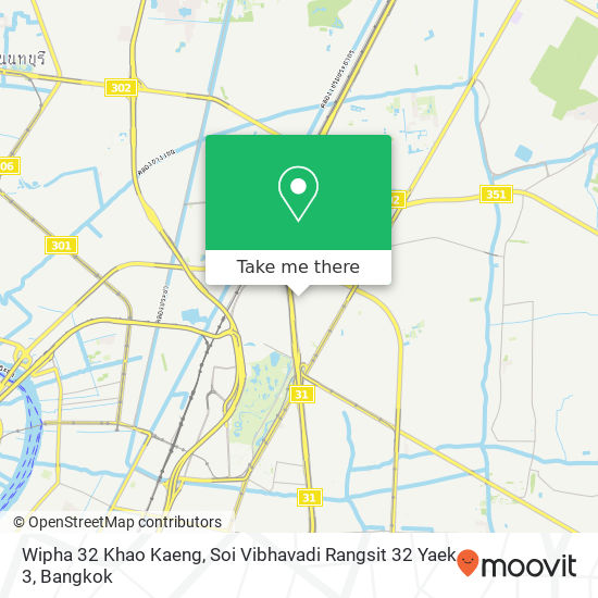 Wipha 32 Khao Kaeng, Soi Vibhavadi Rangsit 32 Yaek 3 map