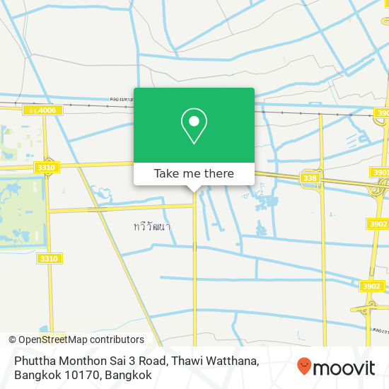 Phuttha Monthon Sai 3 Road, Thawi Watthana, Bangkok 10170 map