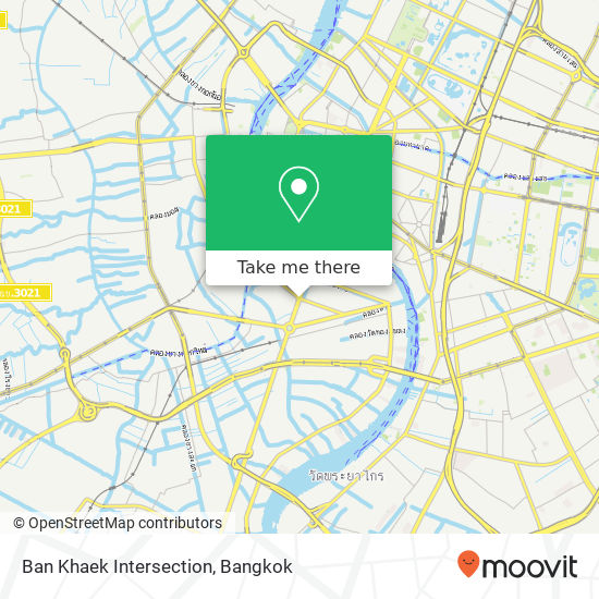 Ban Khaek Intersection map