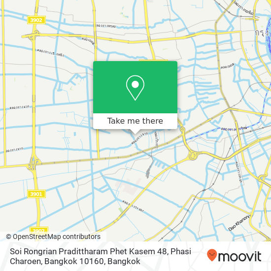 Soi Rongrian Pradittharam Phet Kasem 48, Phasi Charoen, Bangkok 10160 map