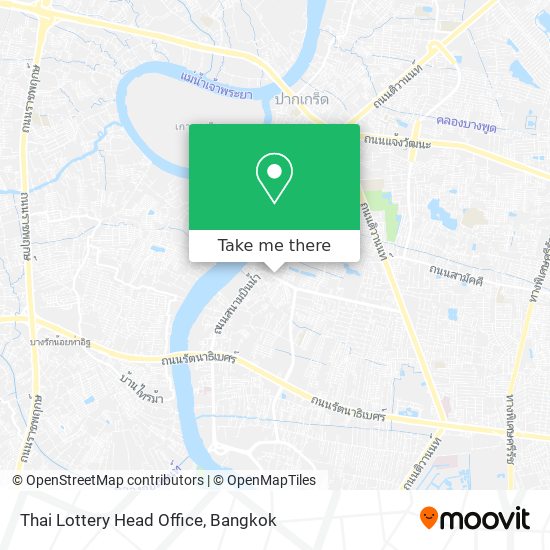 Thai Lottery Head Office map