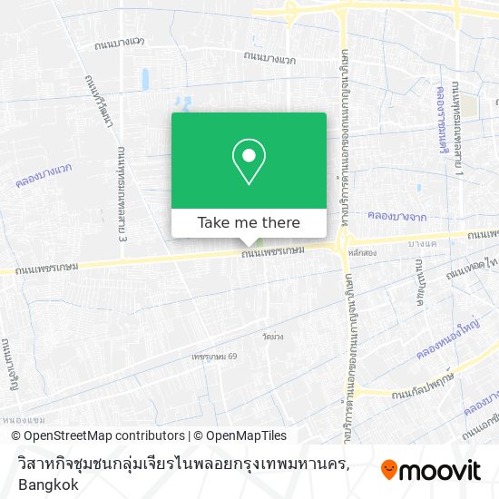 วิสาหกิจชุมชนกลุ่มเจียรไนพลอยกรุงเทพมหานคร map