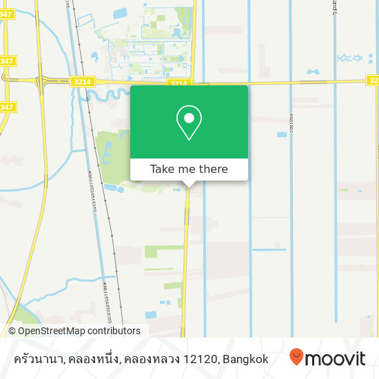 ครัวนานา, คลองหนึ่ง, คลองหลวง 12120 map