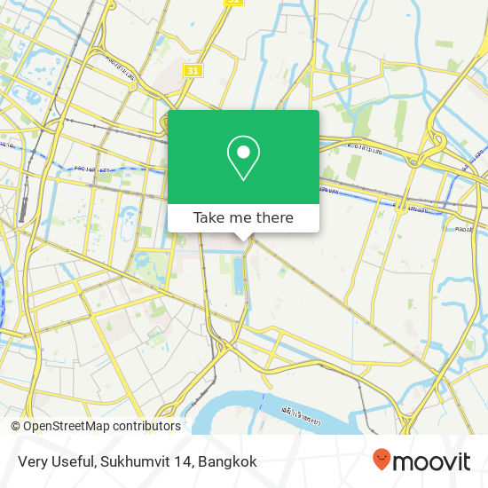 Very Useful, Sukhumvit 14 map