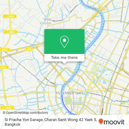 Si Pracha Yon Garage, Charan Sanit Wong 42 Yaek 5 map