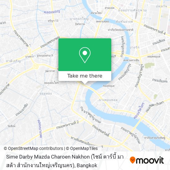 Sime Darby Mazda Charoen Nakhon (ไซม์ ดาร์บี้ มาสด้า สำนักงานใหญ่เจริญนคร) map