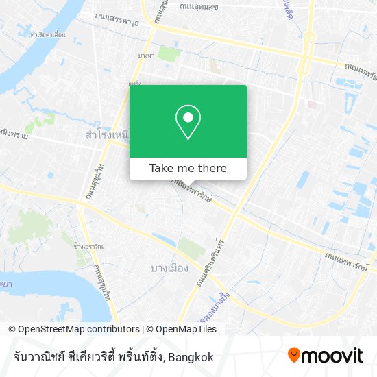 จันวาณิชย์ ซีเคียวริตี้ พริ้นท์ติ้ง map