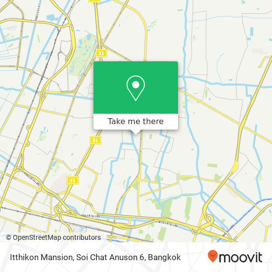 Itthikon Mansion, Soi Chat Anuson 6 map