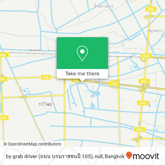 by grab driver (ถนน บรมราชชนนี 105), null map