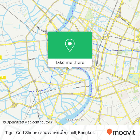 Tiger God Shrine (ศาลเจ้าพ่อเสือ), null map