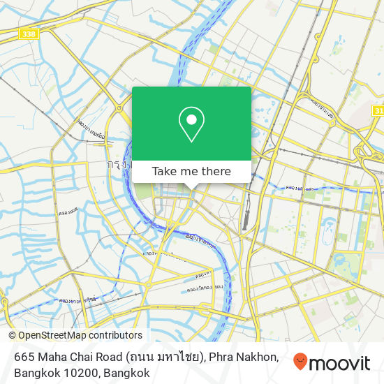 665 Maha Chai Road (ถนน มหาไชย), Phra Nakhon, Bangkok 10200 map