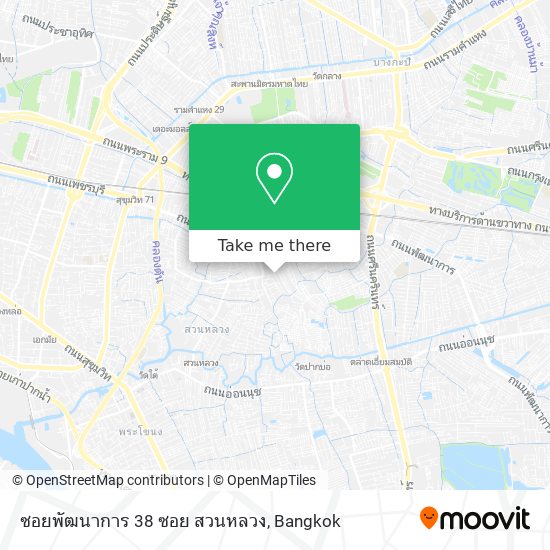ซอยพัฒนาการ 38 ซอย สวนหลวง map