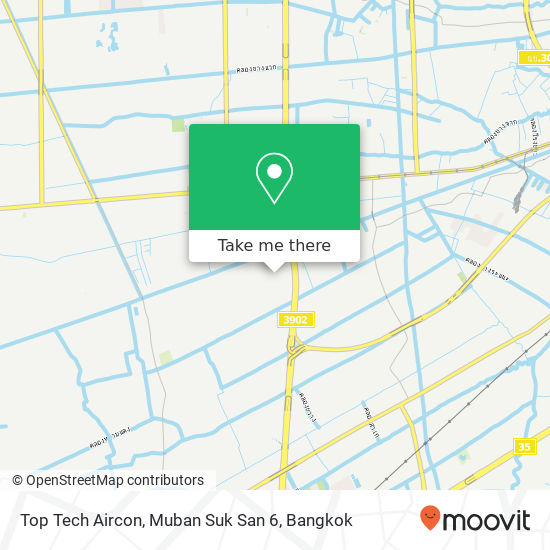 Top Tech Aircon, Muban Suk San 6 map