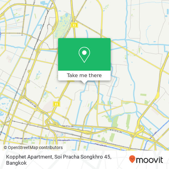 Kopphet Apartment, Soi Pracha Songkhro 45 map